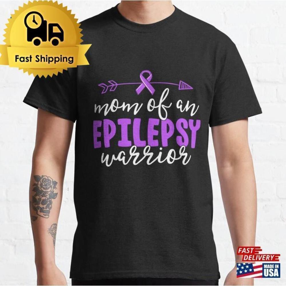 Epilepsy Mom Retro Awareness Support Unisex T-Shirt